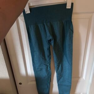 Medium teal contour leggings